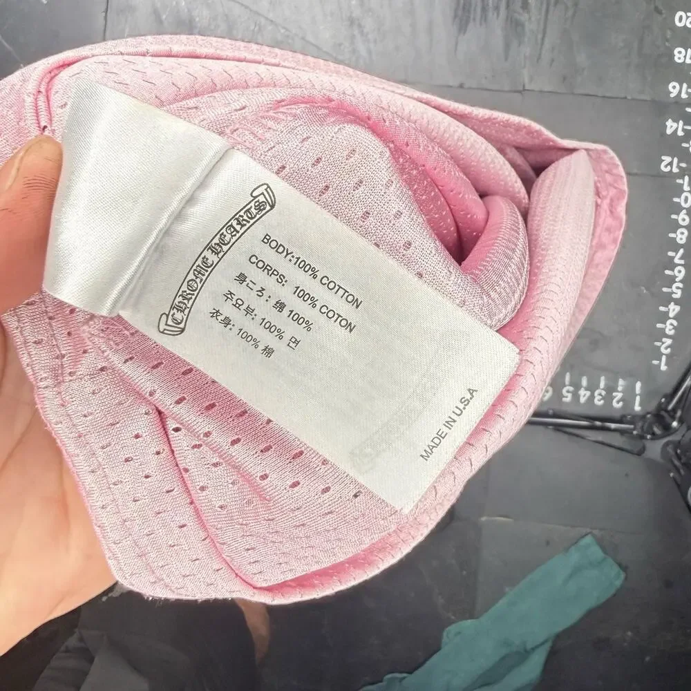 Chrome Hearts Pink 'Love You' Mesh Warm-Up Long Sleeve Jersey - Picture 7 of 8